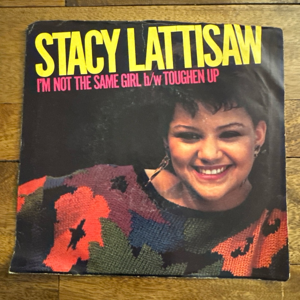 Stacy Lattisaw 7" Vinyl 45 RPM 1985 VG+ Funk Soul Atlantic